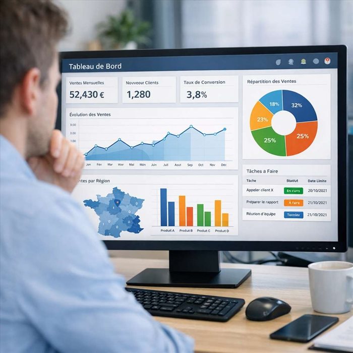 Tableau de bord efficace : Guide complet pour entreprises