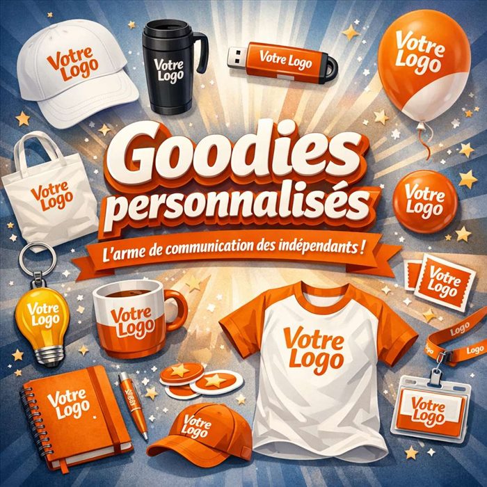 Goodies personnalisés : l'arme de communication des indépendants