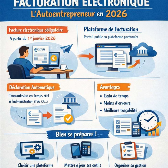 Facturation électronique : l’auto-entrepreneur en 2026