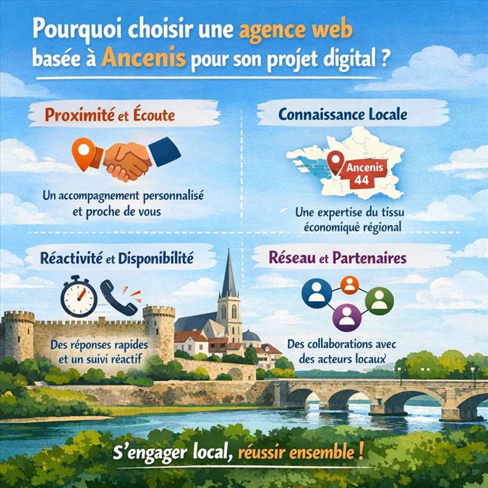 Pourquoi choisir une agence web basée à Ancenis pour son projet digital ?