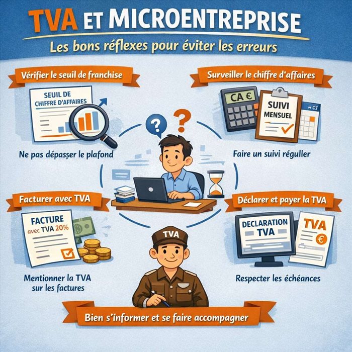 TVA et micro-entreprise : les bons réflexes pour éviter les erreurs